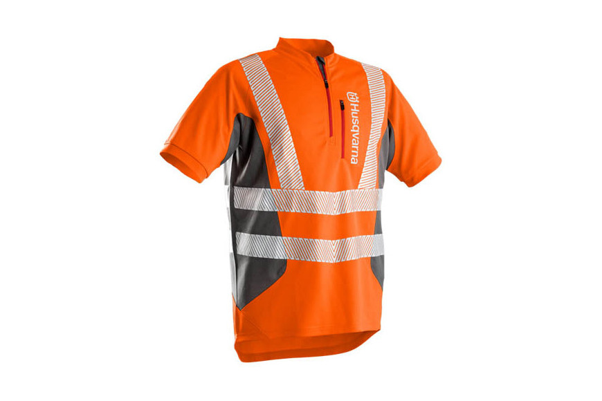 T-Shirt mit kurzen Ärmeln Arbeit Technical High Viz - Original Husqvarna - 501720558 - Größe XL