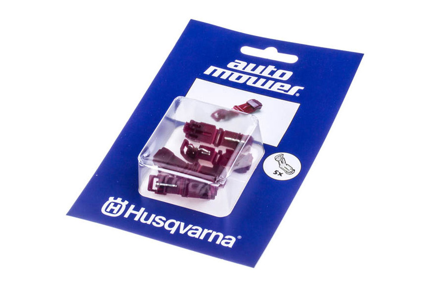 Connettore - Originale Husqvarna - 577864801 - Confezione da 5 pz connettori cavo perimetrale/guida