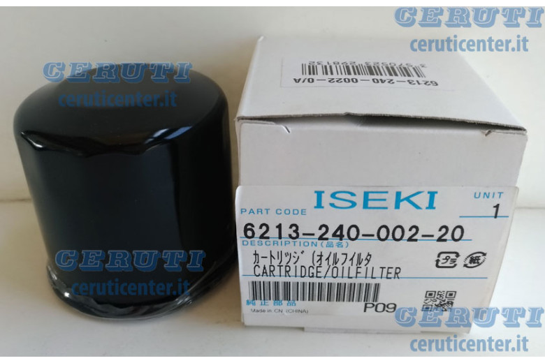 Filtro Olio Iseki - Originale Iseki - 6213-240-002-20