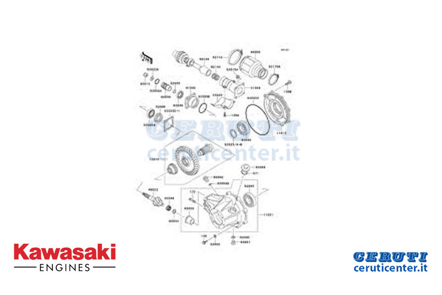 Bolt-Flanged - 6X8 - Originale Kawasaki - 130aa0608