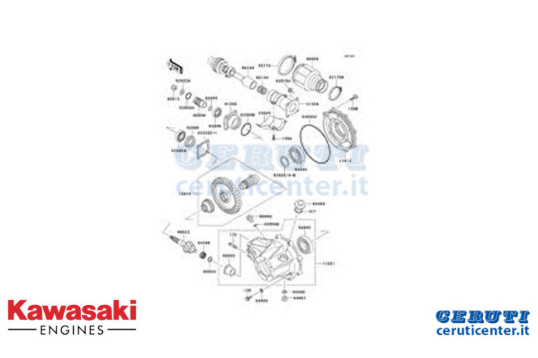 Bolt-Flanged - 6X8 - Originale Kawasaki - 130aa0608