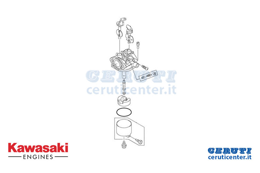 Carburetor-Assy - Originale Kawasaki - 15003-2646