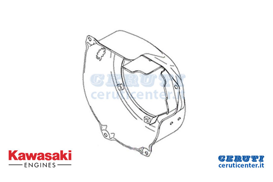 Housing-Fan - Originale Kawasaki - 59066-2666-9h