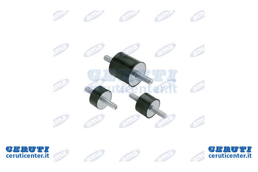 Antivibrante cylindrique mâle / mâle 40X30 M10