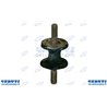 Cylindrique mitre 40X30 Amortisseurs Mm, M8