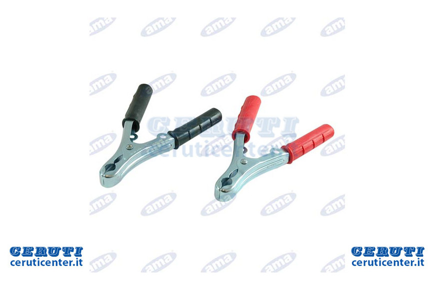 Coppia Pinze Porta Corrente Per Batteria 300 A - Ama