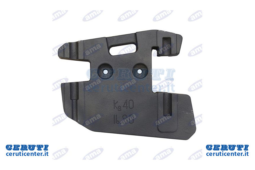 Lastre de 40 kg Adaptable Al Rif. 0.96929.40.0/10
