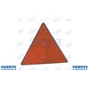 Réfléchissant Triangle rouge avec des vis