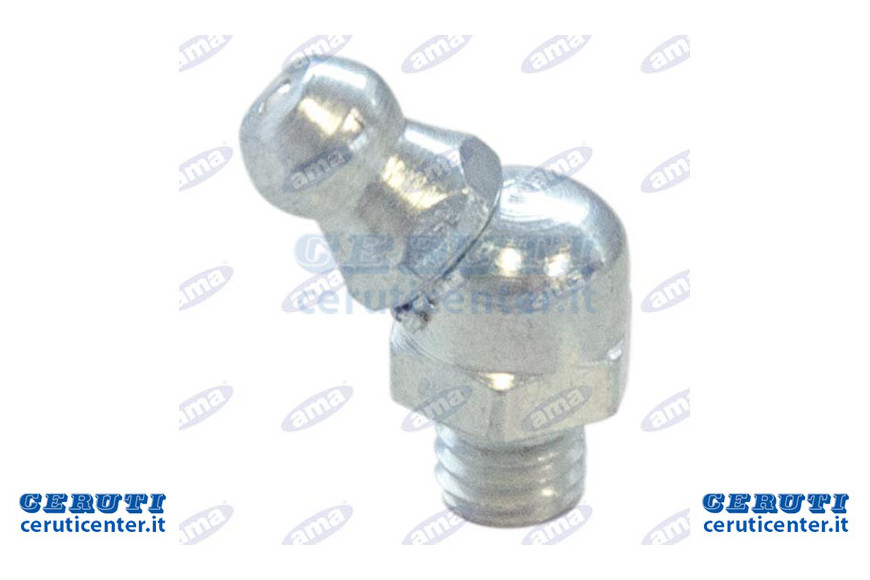 Ingrassatore Beccuccio 45° M10X1,5 Esagono 11Mm - Ama