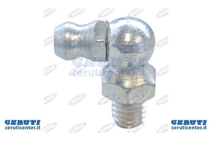 Ingrassatore Beccuccio 90° M10X1,5 Esagono 11Mm - Ama