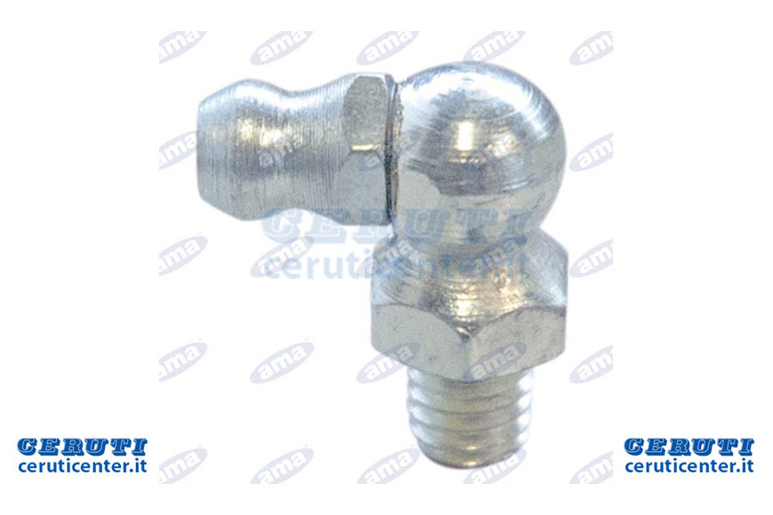 Ingrassatore Beccuccio 90° M10X1 Esagono 11Mm - Ama