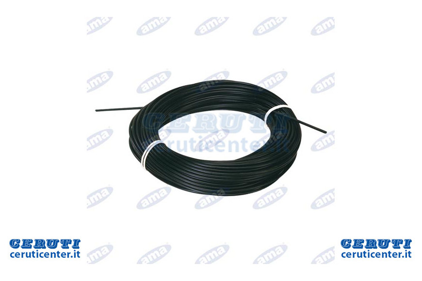 Guaina Plastificata Nera Ø 7Mm - Ama