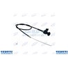 Guy Motor Stop, Câble L 1200mm Avec levier sur arrêt et le bouton noir