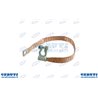 Braided Massa With Terminal Battery Polarity 'Negative, Section 25 mm², length 300 Mm, Mm eyelet Ø 8,5