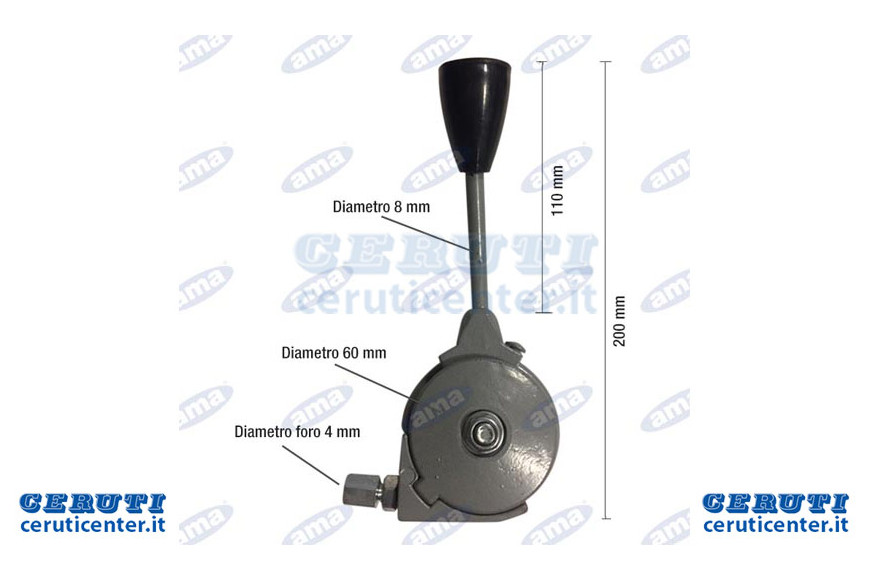 Manettino Tracteur Aluminium Gauche