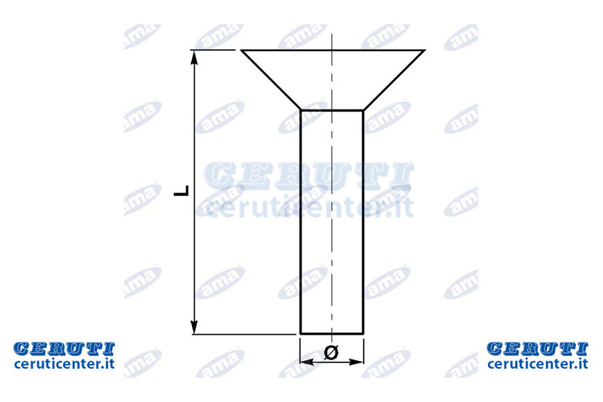Remaches de cabeza plana 6,3X16Mm