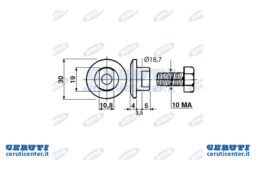 Avec plaque porte-Bolt Cutter 2e type
