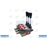 Distributor Basic Model A 3 Levers 1st 2nd and 3rd Single Acting Double Acting 40 Liters