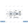 Boulon filet Porte-outil 12mA Adaptable Comer, Galfre, Marangon