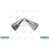 adaptateur femelle / femelle 90 ° de 3/8 "