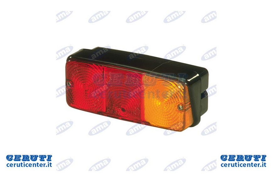 Rückleuchte Halogen rechts 162X70Mm