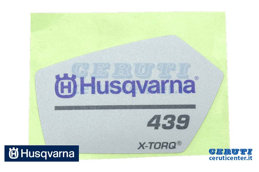 Etichetta Avviamento Hvm 439 - Originale Husqvarna - 579313501