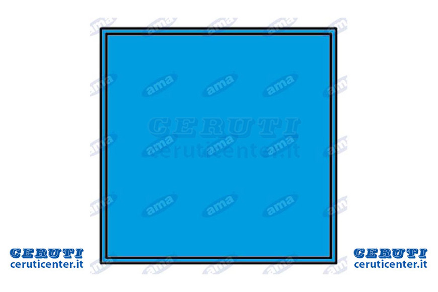 Spia Blu Neutra Quadrata - Ama