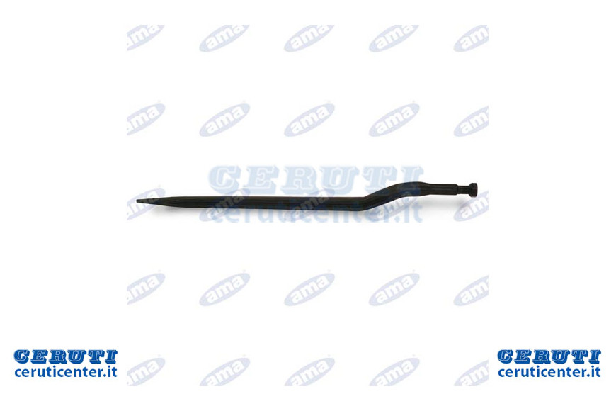 Punta Bent Pour le fumier de fourche Ø 36X815 mm, filetage M22