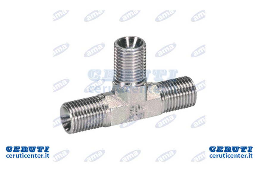 « T » adaptateur mâle de 1/4 "