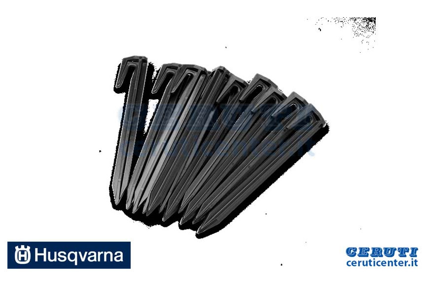 Graffe In Plastica (100 Pcs) - Originale Husqvarna - 577864201 - sostituisce - 583973401