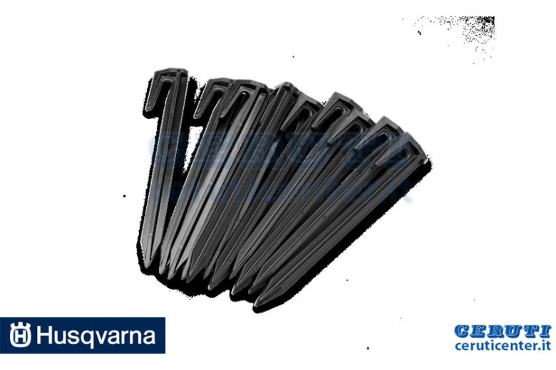 Graffe In Plastica (100 Pcs) - Originale Husqvarna - 577864201 - sostituisce - 583973401