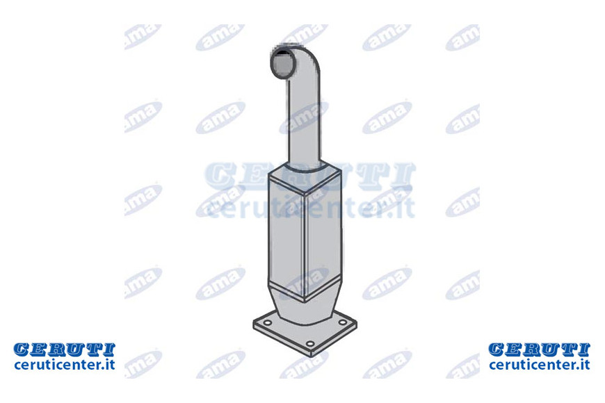 Adaptable Schalldämpfer Fiat Ref. 4981139
