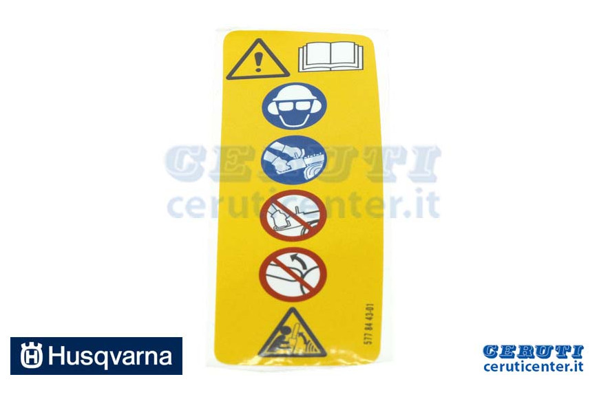 Etiqueta - Original Husqvarna - 577844301