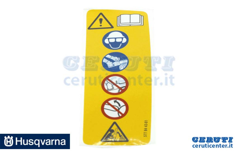 Etiqueta - Original Husqvarna - 577844301