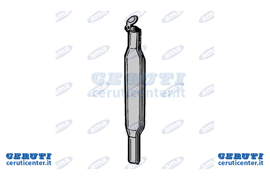 Adaptable Silencer Fiat Réf. 589710