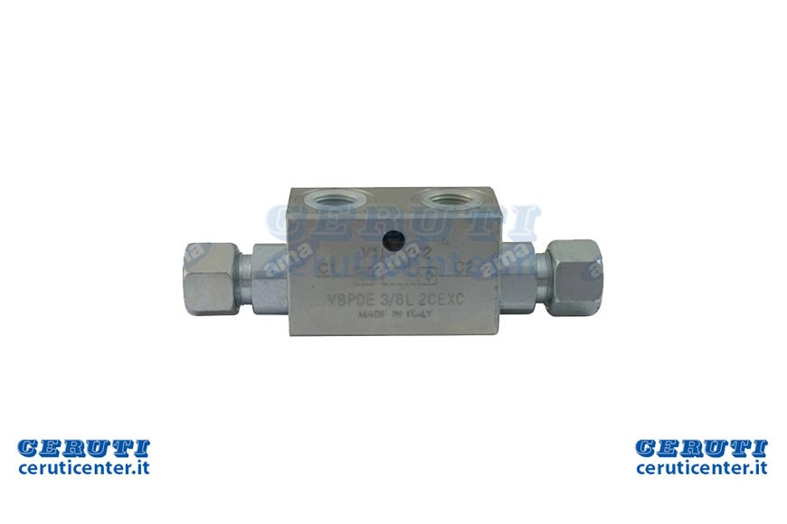 Valve Lock Double Effect From 3/8 "With Attacks 12L