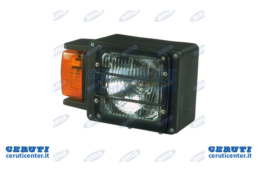 Projecteur droit 235X143Mm avec indicateur de direction