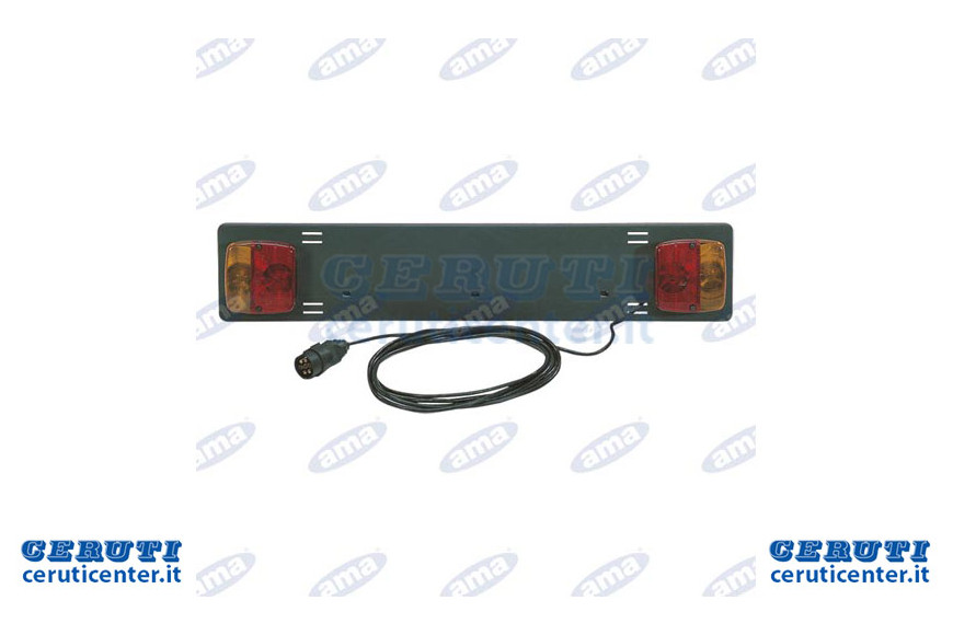 Kit Portatarga 12V Pvc 750 Mm