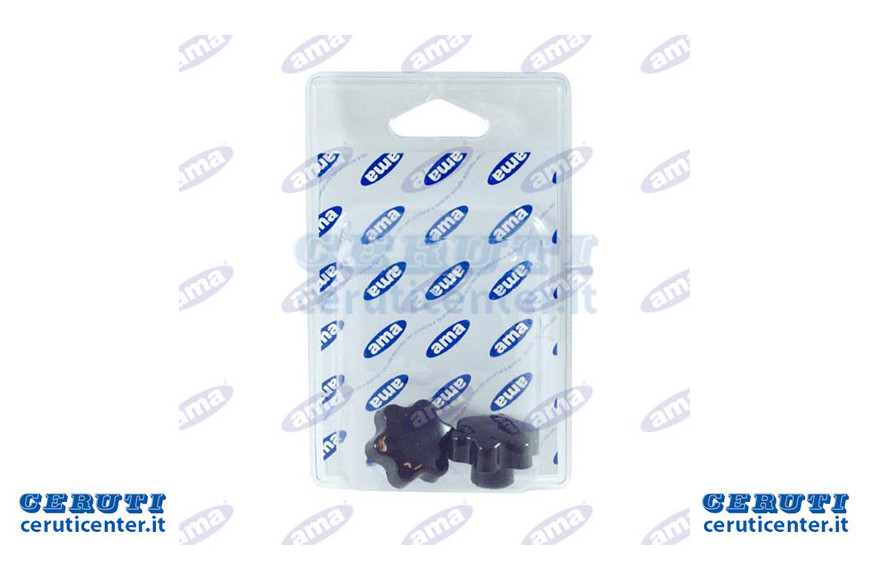 Fiche n ° 6 Lobi Femme Ø 30 mm, filetage M6. Blister 2 pièces
