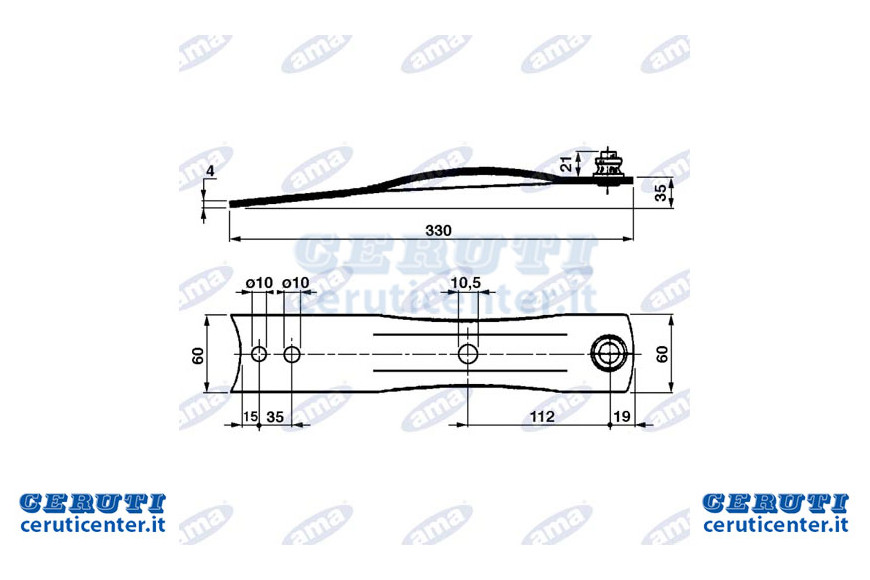 Porte-couteau Adaptable plaque Bellon