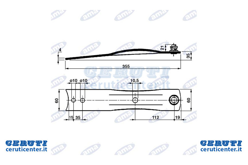 Porte-couteau Adaptable plaque Bellon