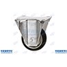 Caoutchouté Roue 180X45 support fixe