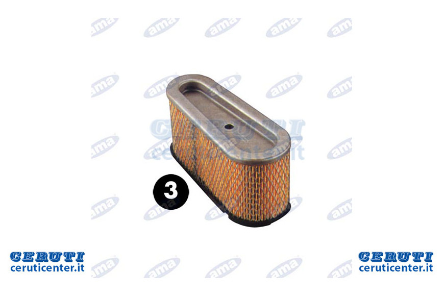 Luftfilter Passend Oval 493 909 B & S