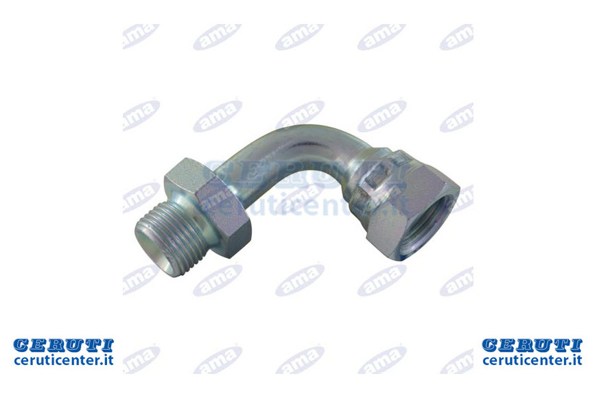 Adapter Stecker / Buchse 90 ° 3/8 "