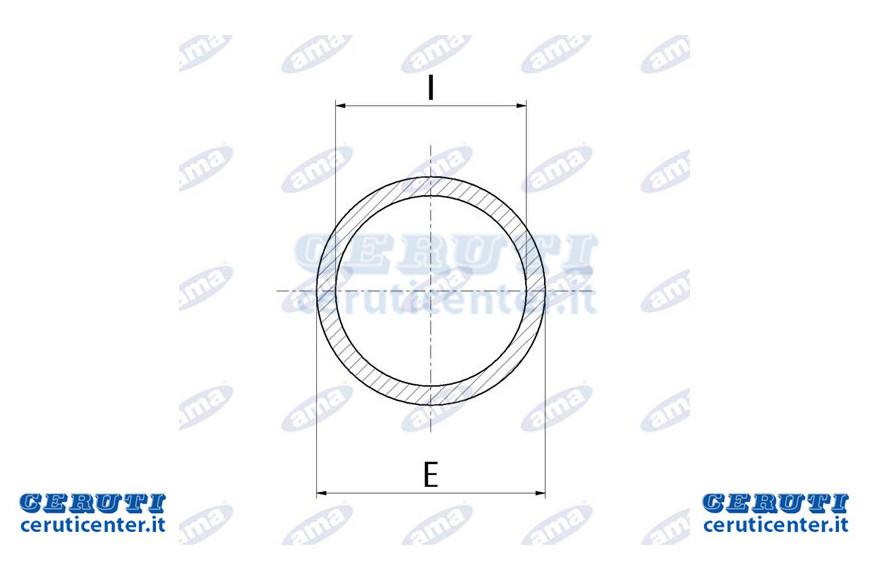 Dessiné Tube Ø 70x60