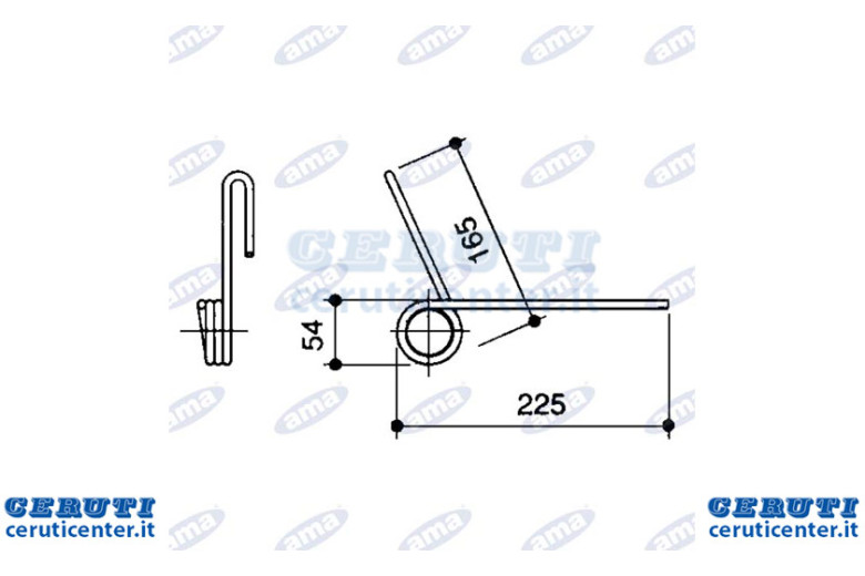 Molla Seminatrice Adattabile Carraro - Nodet Posteriore