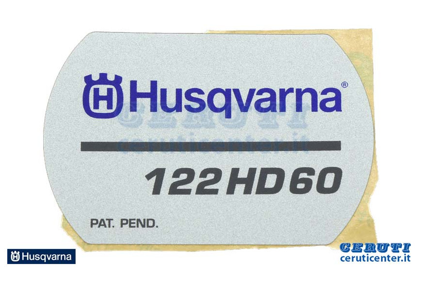 Etiqueta - Original Husqvarna - 576120802