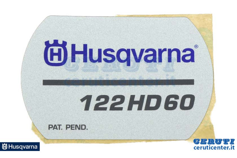 Etiqueta - Original Husqvarna - 576120802