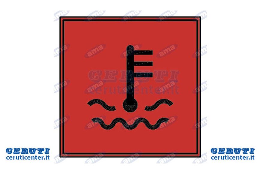Spia Rossa Temperatura Acqua - Ama