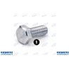 Vis M8x1,25 gauche X decespugliatore